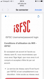 conditions d'utilisation - GSM